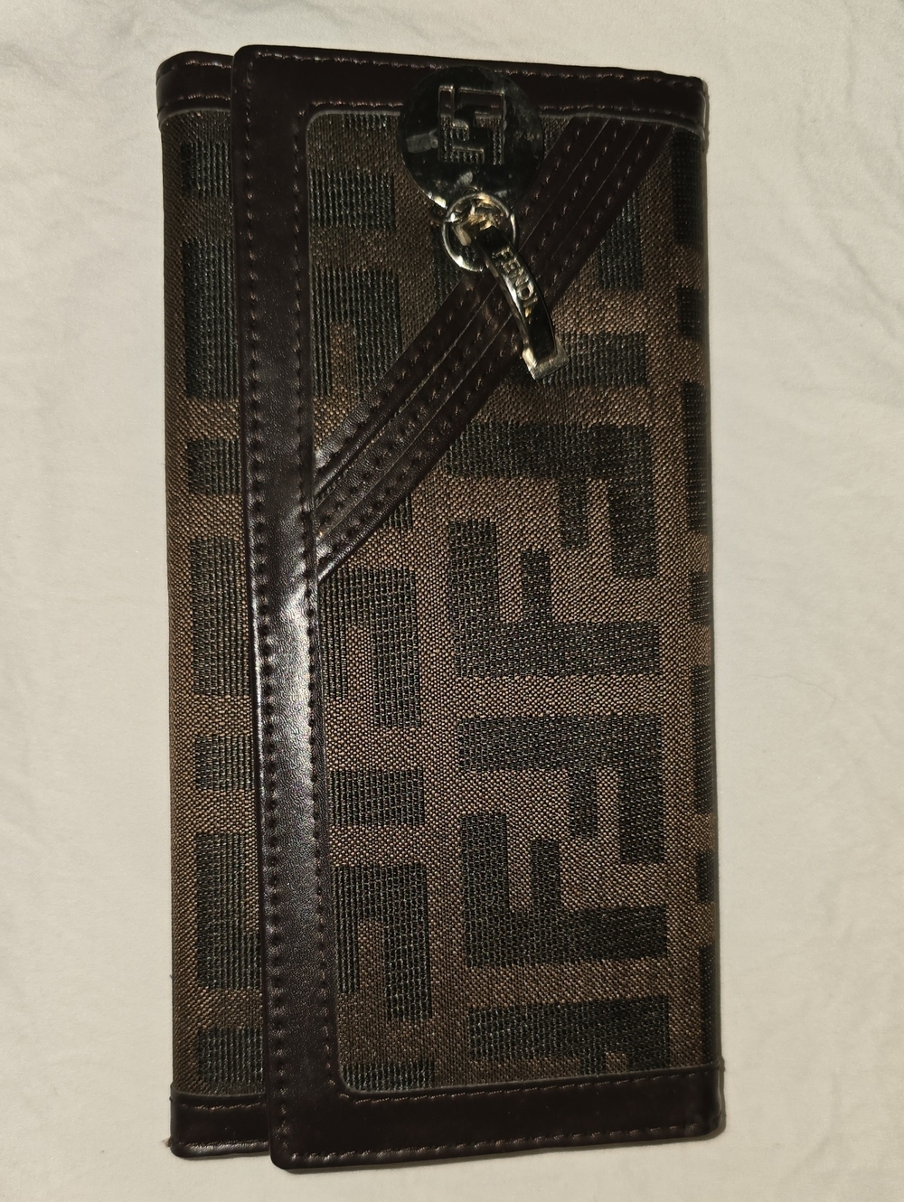 Fendi Brown Patterned Wallet